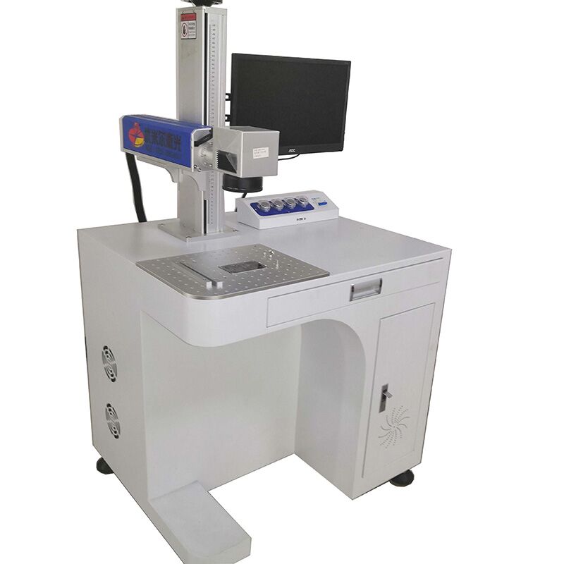 Hoge kwaliteit 20W \/ 30W \/ 50W witte IPG raycus fiber lasermarkeermachine voor metalen sieraden logo graveur maker apparatuur